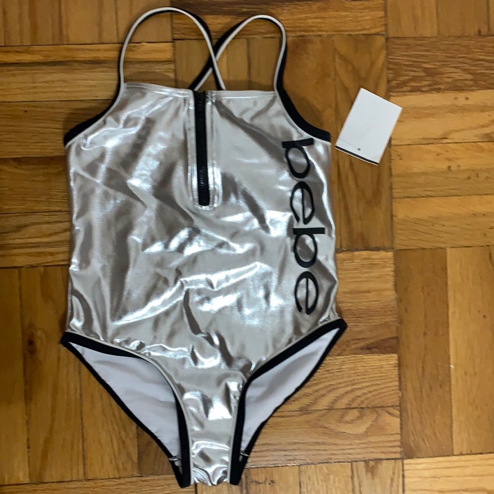 Bebe girls one piece swimsuit NWT